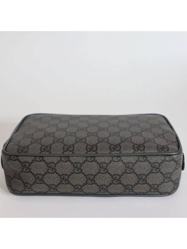 Ophidia GG Cosmetic Pouch Grey Black - GUCCI - BALAAN 7