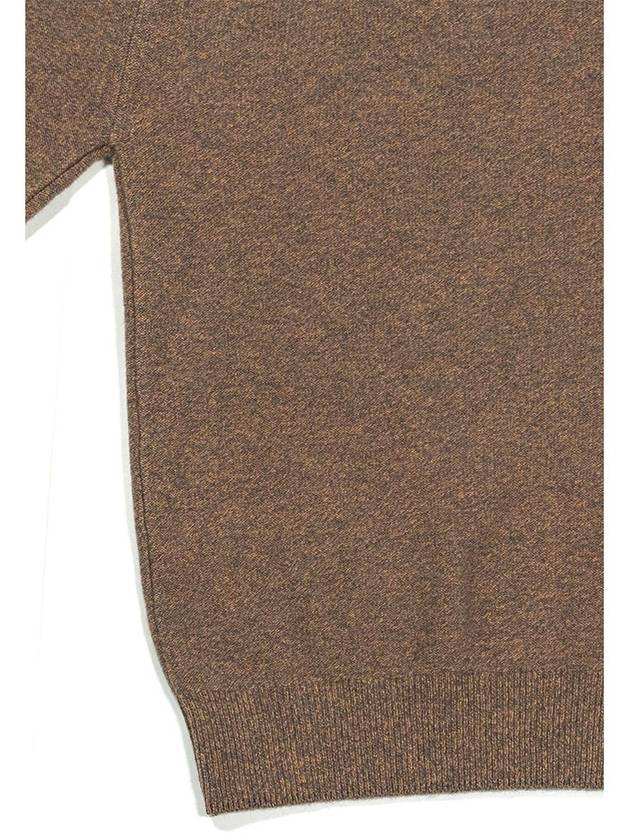 Women's Cashmere Round Neck Knit Pullover Brown I3WN02BR - IOEDLE - BALAAN 6