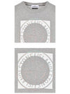 Compass Logo Printing Short Sleeve T-Shirt Grey - STONE ISLAND - BALAAN 6