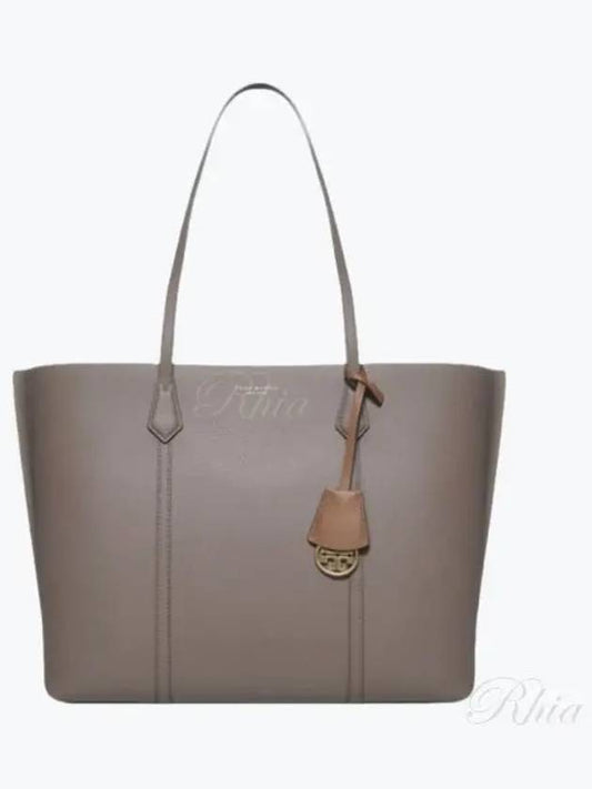 Perry Triple Compartment Tote Bag Dark Beige - TORY BURCH - BALAAN 2