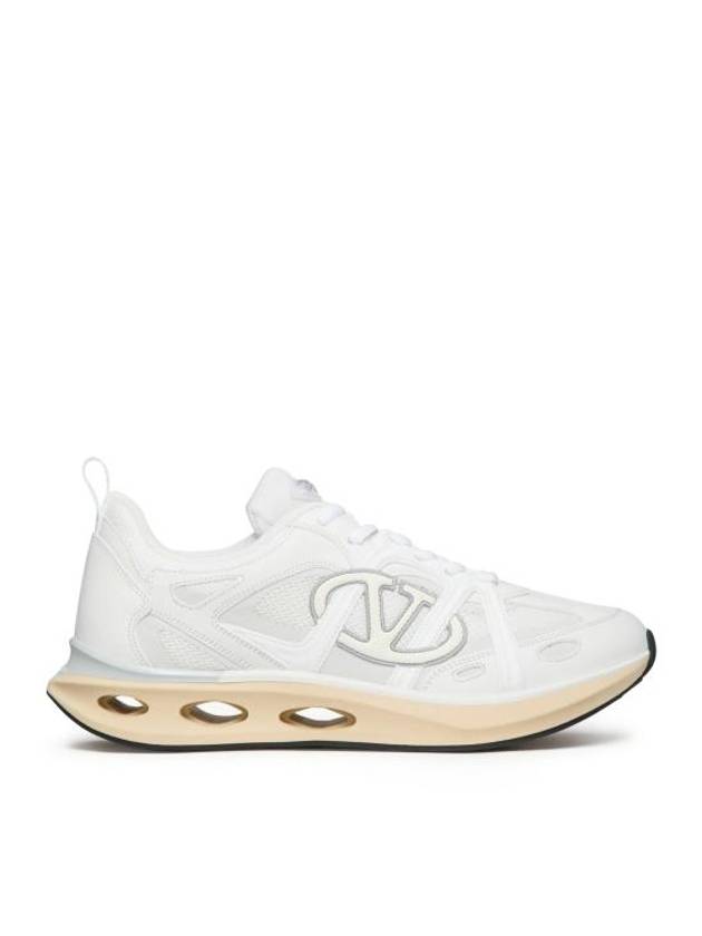 V Logo Low Top Sneakers White - VALENTINO - BALAAN 1