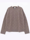 Intrecciato Wool Knit Top Riverbed - BOTTEGA VENETA - BALAAN 2