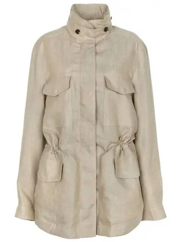 Grain Iconic Traveler Zip-up Jacket Beige - LORO PIANA - BALAAN 2