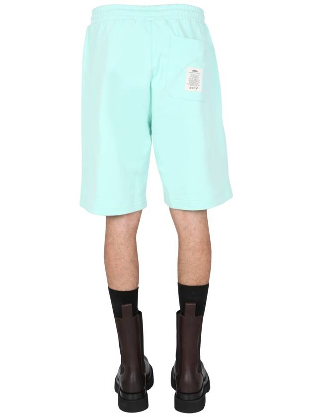 Bermuda Shorts Light Blue - MSGM - BALAAN 5