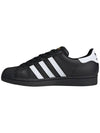 Men's Superstar Low Top Sneakers Core All Black - ADIDAS - BALAAN 5