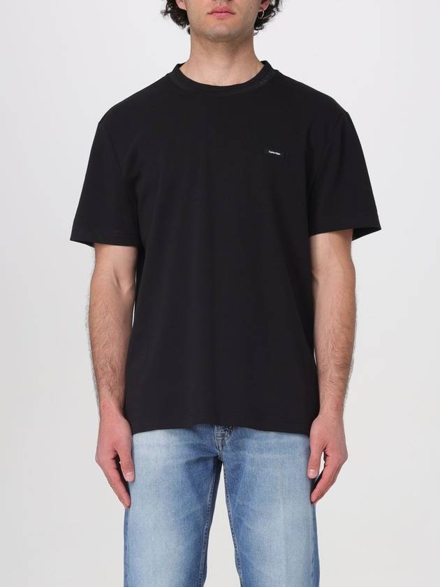 T-shirt Calvin Klein in cotone con logo - CALVIN KLEIN - BALAAN 1