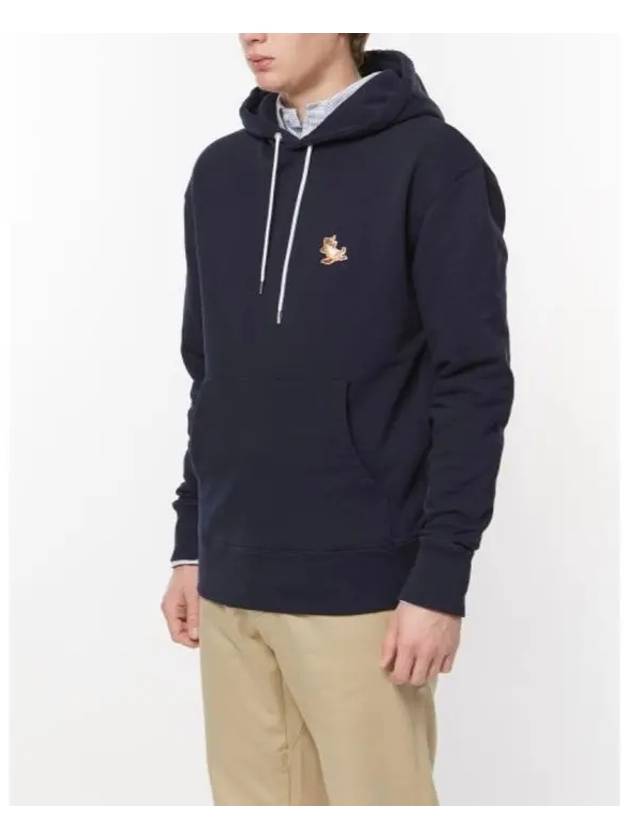 Chillax Fox Patch Classic Hoodie Navy - MAISON KITSUNE - BALAAN 9