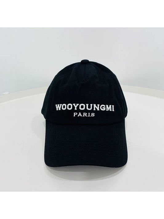 Embroidery Logo Paris Ball Cap Black - WOOYOUNGMI - BALAAN 2