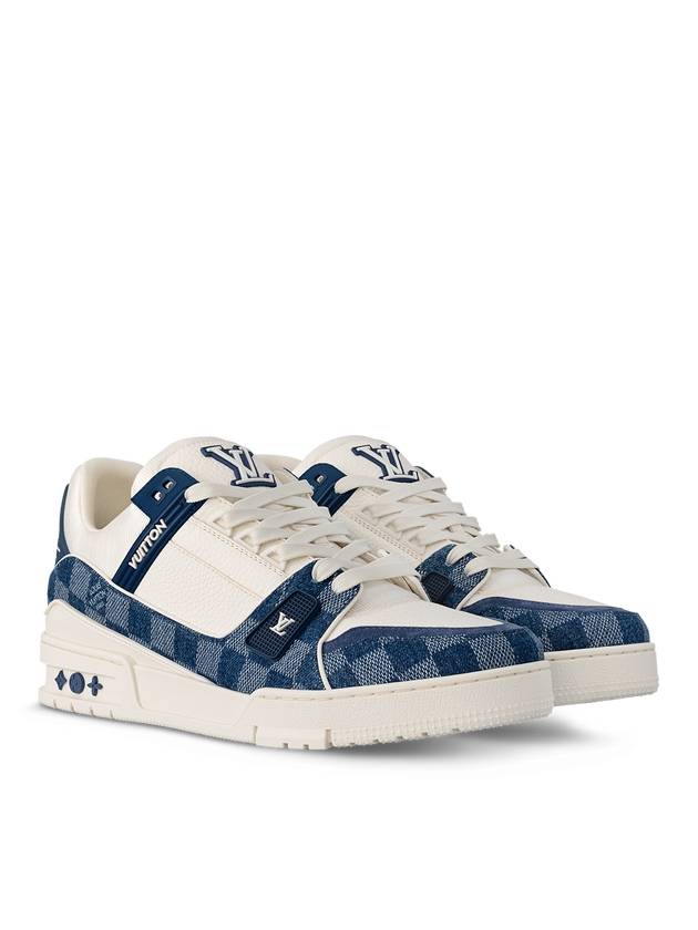 LV Trainer Low Top Sneakers Blue - LOUIS VUITTON - BALAAN 2