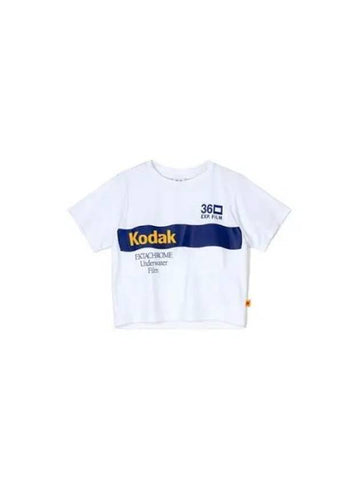 KODAK Apparel summer rash guard with built in cup short sleeved t shirt women white - KODO - BALAAN 1