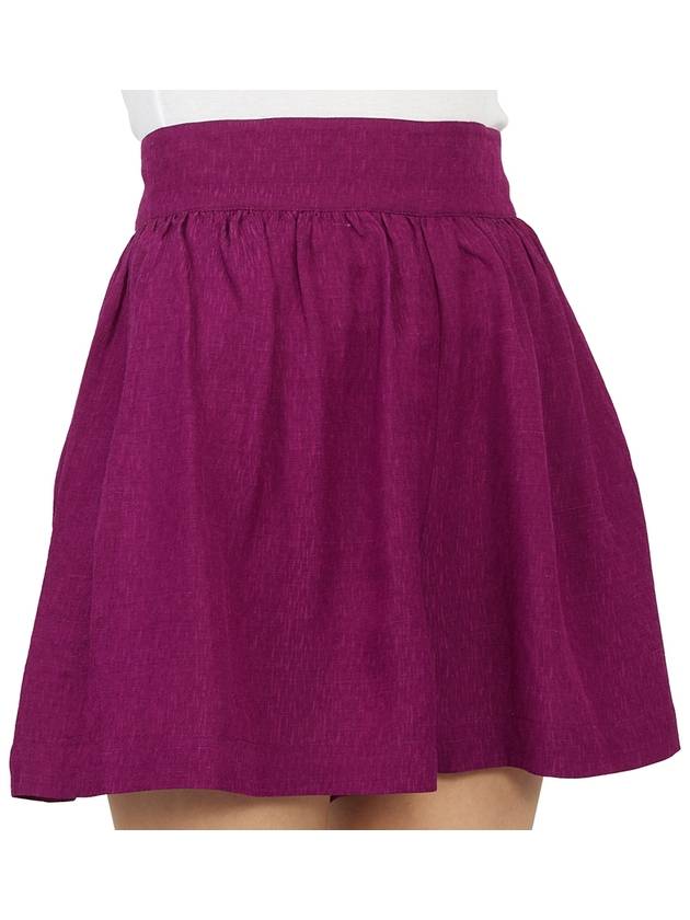 Women's Viscose Shorts Purple - VANESSA BRUNO - BALAAN 10