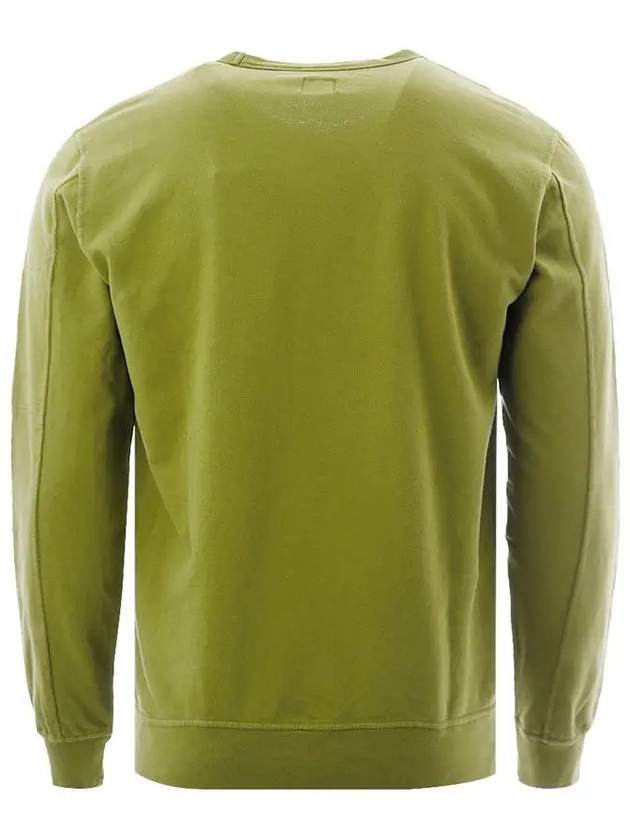 Men's Light Fleece Lens Wappen Sweatshirt Green Moss - CP COMPANY - BALAAN 4