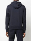 Lightweight Anchor Loopback 4-Bar Zip Up Hoodie Navy - THOM BROWNE - BALAAN 5