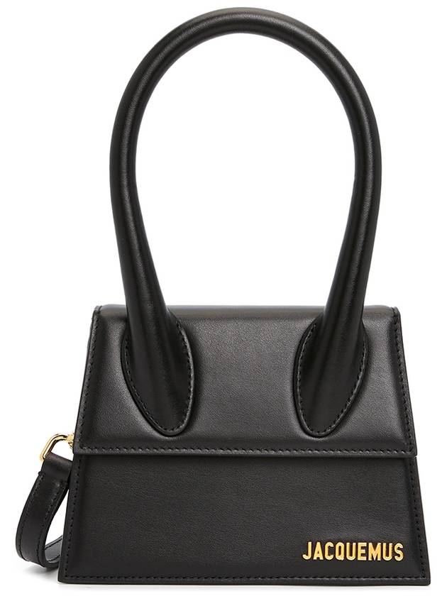 Le Chiquito Moyen Medium Leather Tote Bag Black - JACQUEMUS - BALAAN 2