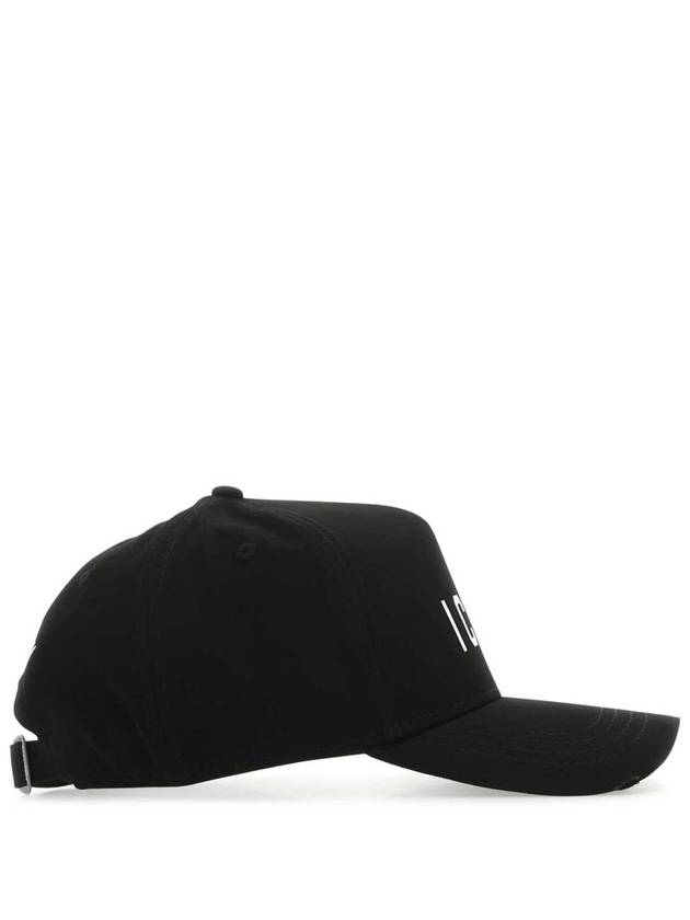 Branded Baseball Cap Men's Black - DSQUARED2 - BALAAN 5