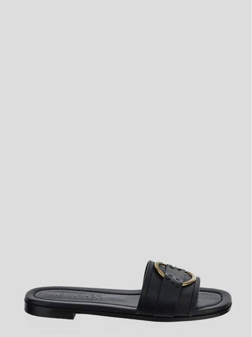 Mule Slippers 4C00160 M4097 999 Black - MONCLER - BALAAN 1