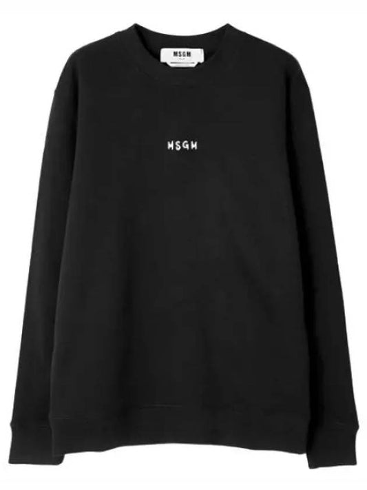 Brushed micro logo sweatshirt men - MSGM - BALAAN 1