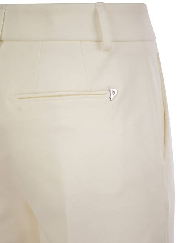 Loose cropped jersey trousers - MELI - DONDUP - BALAAN 4