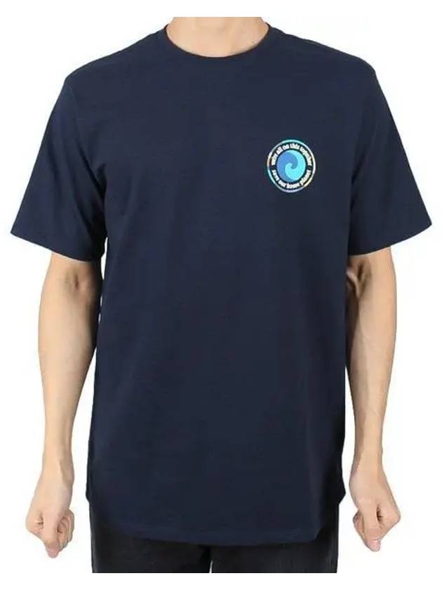 Unity Fitz Responsibili Short Sleeve T-Shirt Birch Navy - PATAGONIA - BALAAN 2