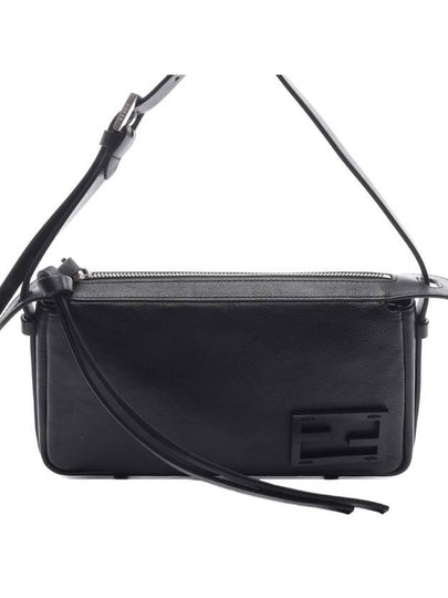 Simply Mini Leather Shoulder Bag Black - FENDI - BALAAN 2