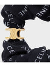 Rayure Bracelet Slik Scrunchy Gold Black - CELINE - BALAAN 3