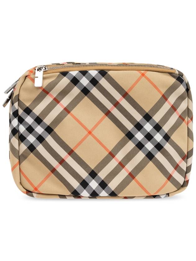 EKD Appliquéd Check Pouch Sand - BURBERRY - BALAAN 4