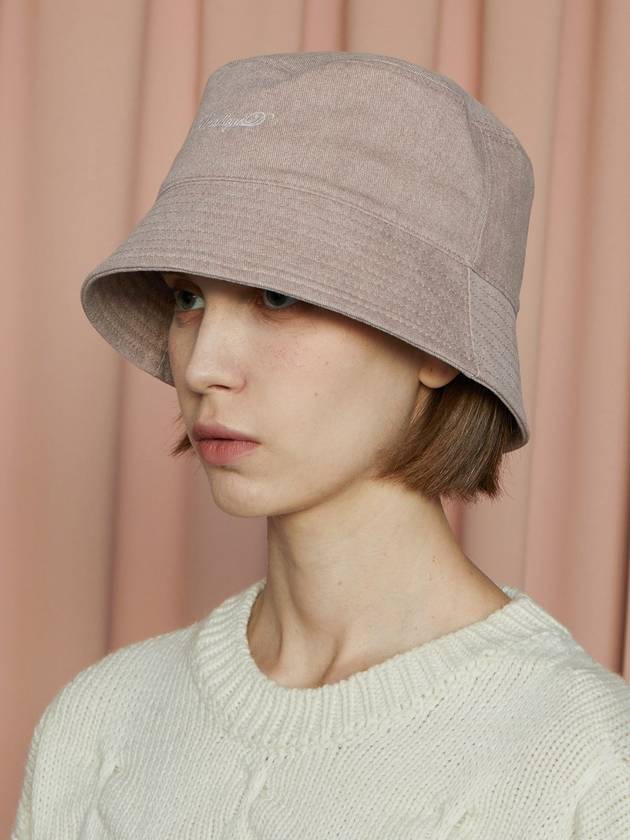 Logo Bucket Hat Indie Pink - UNALLOYED - BALAAN 3