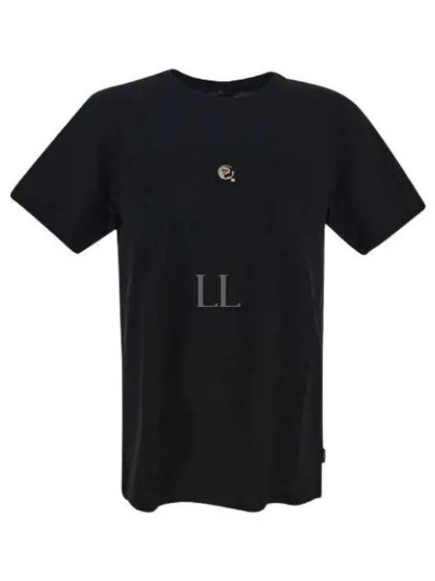 Shadow Project Logo T-Shirt Black - STONE ISLAND - BALAAN 2