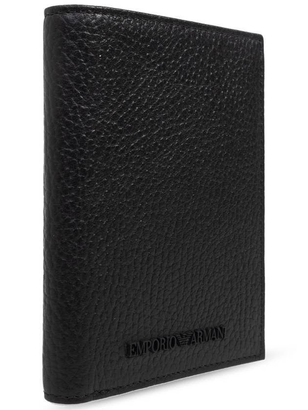 Emporio Armani Folding Card Case, Men's, Black - EMPORIO ARMANI - BALAAN 4