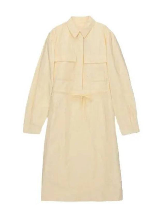 midi collar one piece natural - JIL SANDER - BALAAN 1