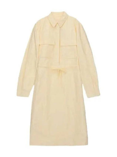 midi collar one piece natural - JIL SANDER - BALAAN 1