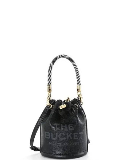 Micro Leather Mini Bucket Bag Black - MARC JACOBS - BALAAN 2