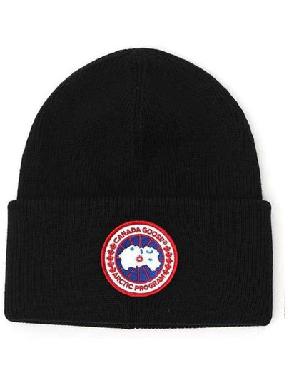 Arctic Disc Torque Wool Beanie Black - CANADA GOOSE - BALAAN 2