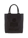 Yenky Logo Tote Bag Black - ISABEL MARANT - BALAAN 3