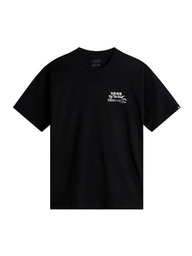 Wrenched Short Sleeve T-Shirt Black - VANS - BALAAN 1