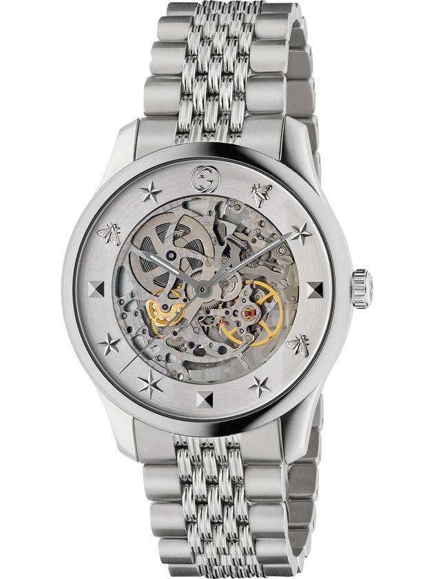 G-Timeless Automatic Watch Silver - GUCCI - BALAAN 1