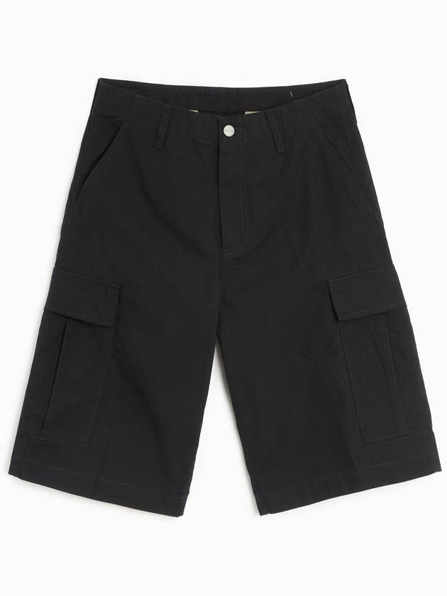 Regular Cargo Shorts Black - CARHARTT WIP - BALAAN 2