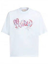 Will logo print short sleeve t shirt white HUMU0223PBUSCV18MWW01 - MARNI - BALAAN 2