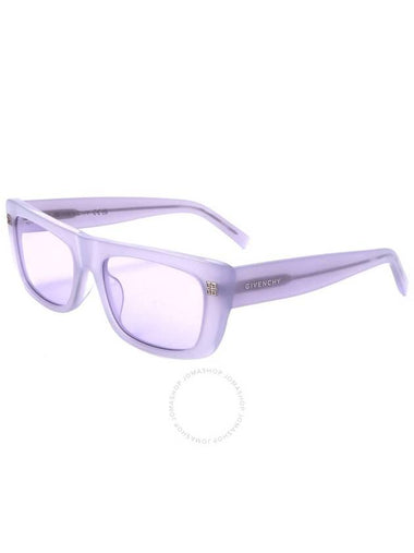 Givenchy Lilac Browline Ladies Sunglasses GV40047U 78Y 57 - GIVENCHY - BALAAN 1