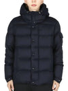 Men s VEZERE Wool Down Padded Jacket Navy 1A00157 54272 742 - MONCLER - BALAAN 1