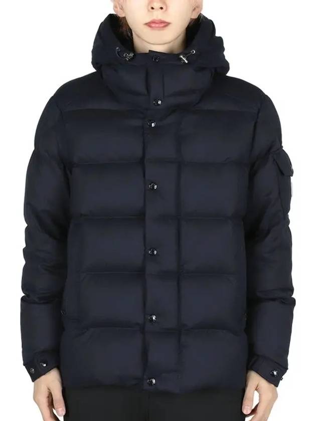 Men s VEZERE Wool Down Padded Jacket Navy 1A00157 54272 742 - MONCLER - BALAAN 2