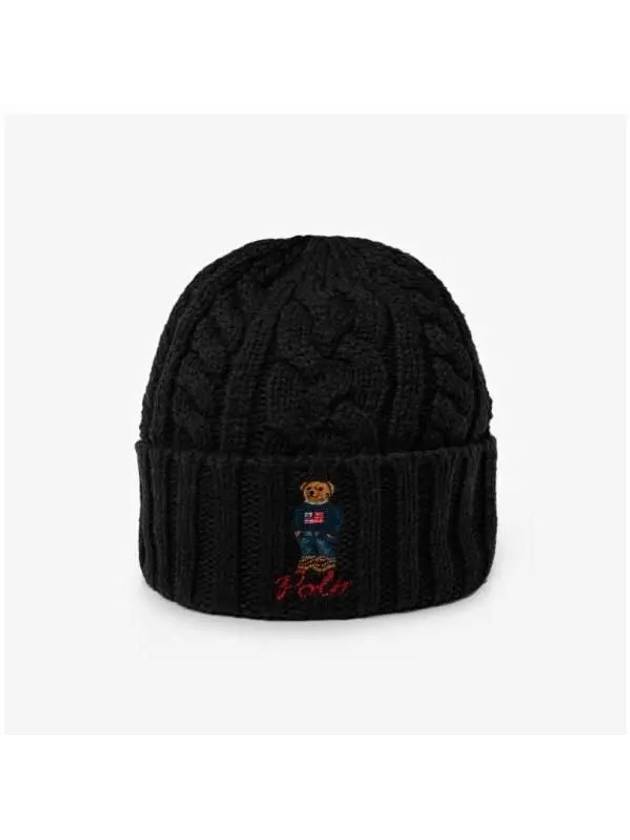 PC1035 001 bare cable knit beanie - POLO RALPH LAUREN - BALAAN 2