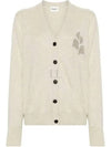 Karin Cotton Cardigan Beige - ISABEL MARANT - BALAAN 2