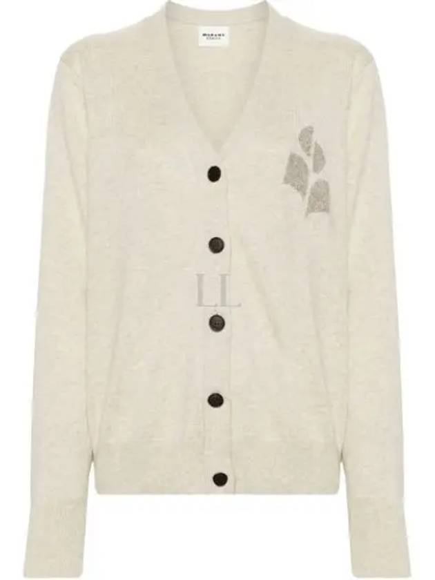 Karin Cotton Cardigan Beige - ISABEL MARANT - BALAAN 2