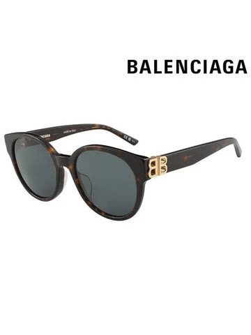 Round Acetate Sunglasses Black - BALENCIAGA - BALAAN 1