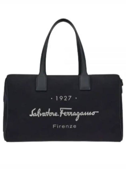 1927 Signature Duffel Bag Black - SALVATORE FERRAGAMO - BALAAN 2