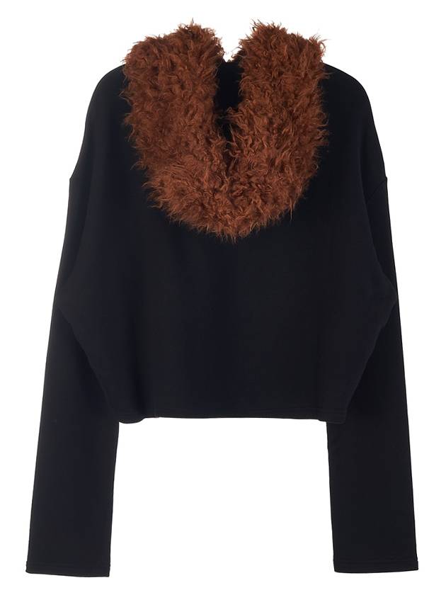 hooded top black - MARNI - BALAAN.