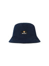 Cotton Reversible Bucket Hat Navy - BARBOUR - BALAAN 2