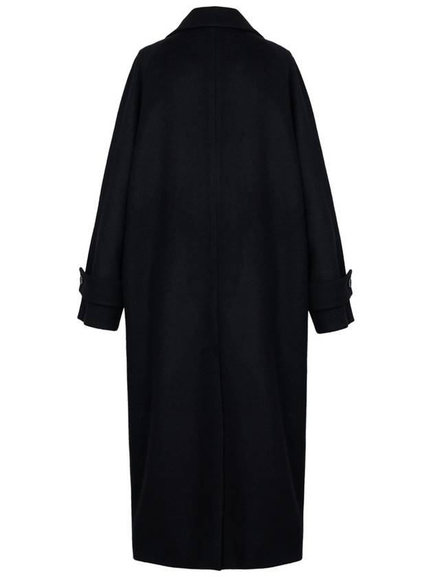 Mars Wool Hidden Button Long Coat Black - RAMUSTUDIO - BALAAN 3