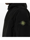 PrimaLoft-TC Nylon Zip Up Hoodie Black - STONE ISLAND - BALAAN 9